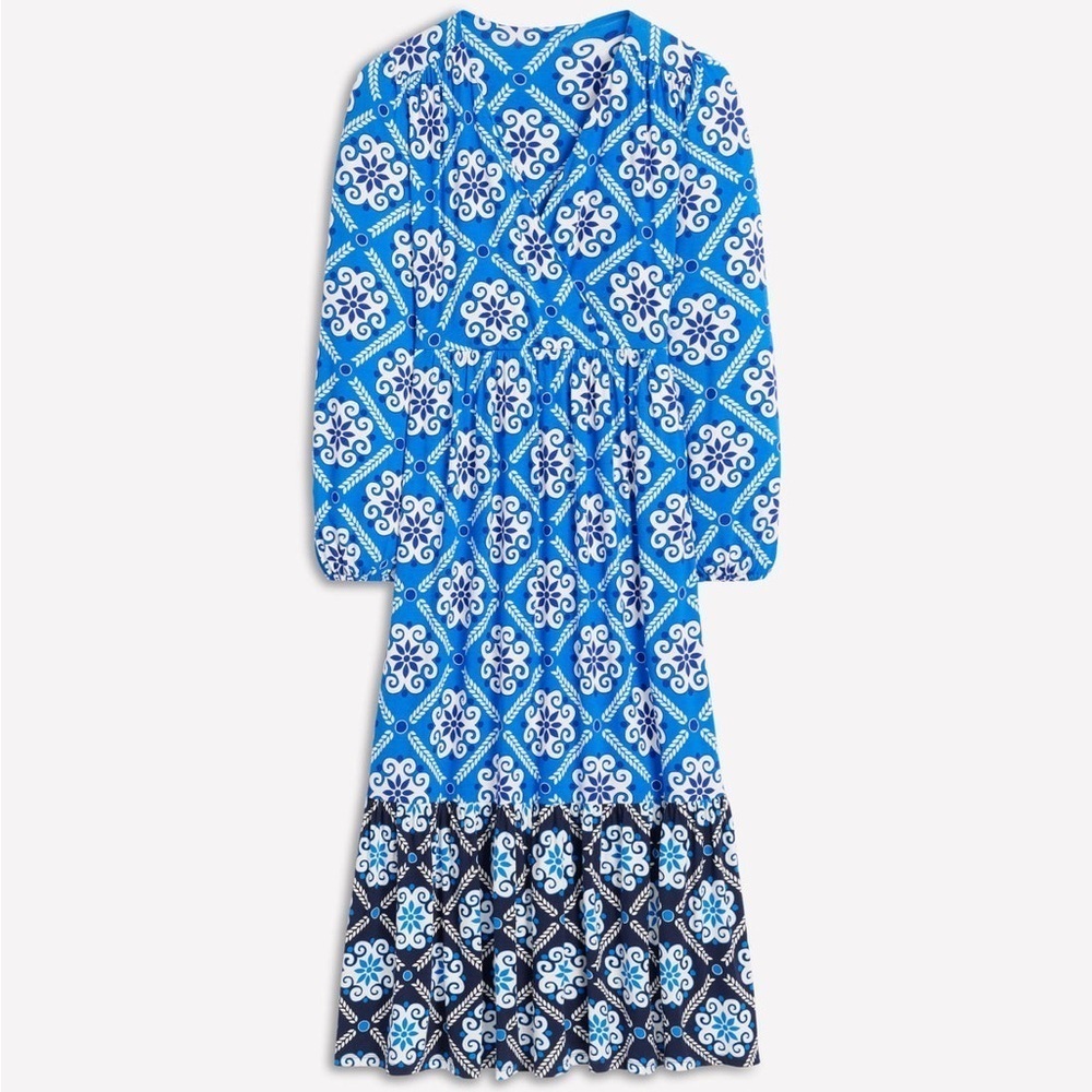 Boden Women’s Tie Wrap Tier Maxi Dress